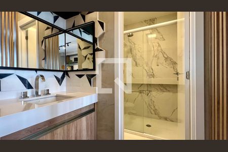 Studio para alugar com 49m², 1 quarto e 1 vaga Studio para alugar com 49m², 1 quarto e 1 vagaBanheiro
