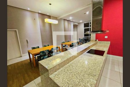 Studio à venda com 47m², 1 quarto e 1 vagaÁREA COMUM - SALÃO DE FESTAS