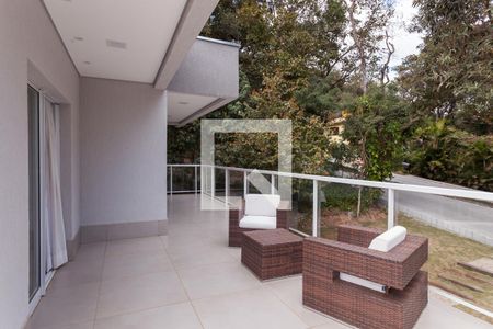 varanda das suites de casa de condomínio à venda com 5 quartos, 335m² em Retiro do Chalé, Brumadinho