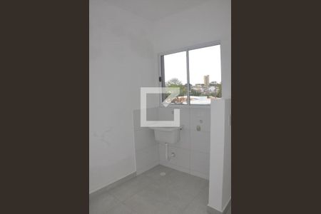 Detalhe - Sala / Cozinha / Área de Serviço de apartamento à venda com 1 quarto, 30m² em Vila Mangalot, São Paulo