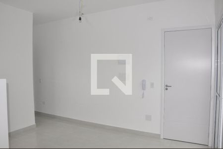 Detalhe - Sala / Cozinha / Área de Serviço de apartamento à venda com 1 quarto, 30m² em Vila Mangalot, São Paulo