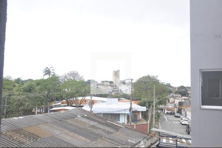 Detalhe - Vista da Sala / Cozinha / Área de Serviço de apartamento à venda com 1 quarto, 30m² em Vila Mangalot, São Paulo