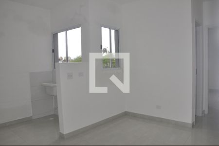 Detalhe - Sala / Cozinha / Área de Serviço de apartamento à venda com 1 quarto, 30m² em Vila Mangalot, São Paulo