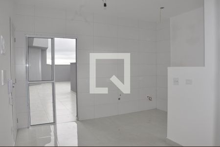 Detalhe - Sala / Cozinha / Área de Serviço de apartamento à venda com 1 quarto, 30m² em Vila Mangalot, São Paulo
