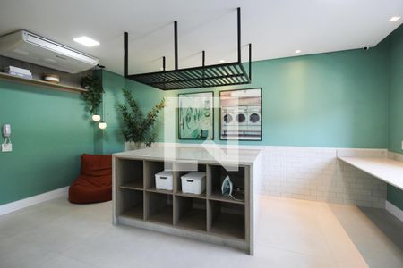 Studio à venda com 25m², 1 quarto e sem vagaLavanderia