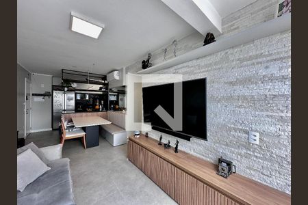 Sala  de apartamento à venda com 3 quartos, 72m² em Santo Amaro, São Paulo