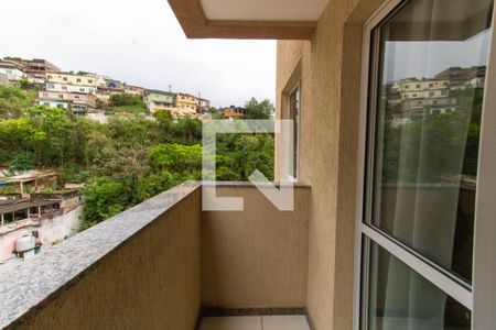 Varanda da Sala de apartamento para alugar com 2 quartos, 68m² em Santa Rosa, Niterói