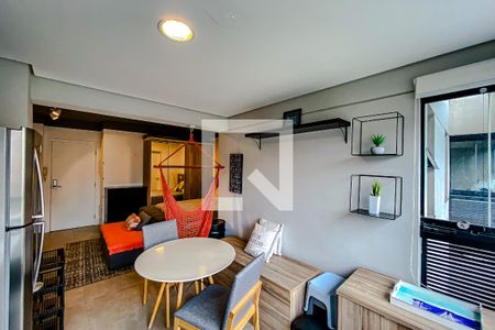 Studio à venda com 33m², 1 quarto e 1 vagaCozinha/Varanda