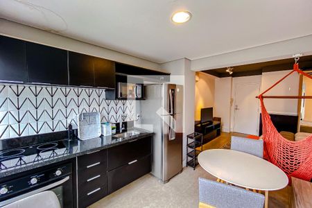 Studio à venda com 33m², 1 quarto e 1 vagaCozinha/Varanda