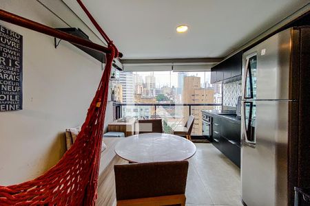 Cozinha/Varanda de kitnet/studio à venda com 1 quarto, 33m² em Vila Mariana, São Paulo