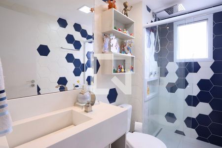 Apartamento à venda com 95m², 3 quartos e 2 vagasBanheiro do Quarto 1