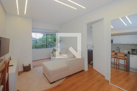 Sala de apartamento à venda com 1 quarto, 46m² em São João, Porto Alegre