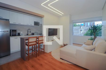 Sala de apartamento à venda com 1 quarto, 46m² em São João, Porto Alegre