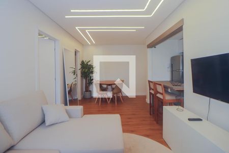 Sala de apartamento à venda com 1 quarto, 46m² em São João, Porto Alegre