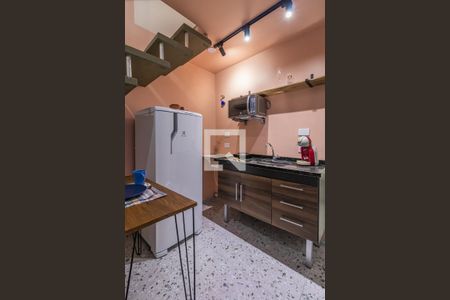 Sala/Cozinha de apartamento para alugar com 1 quarto, 22m² em Vila do Conde, Barueri