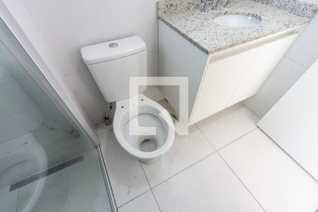 Banheiro de kitnet/studio à venda com 1 quarto, 28m² em Perdizes, São Paulo
