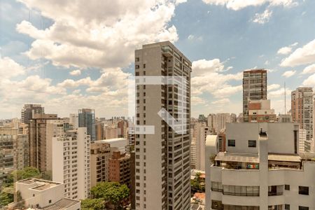 Sala de kitnet/studio para alugar com 1 quarto, 30m² em Indianópolis, São Paulo