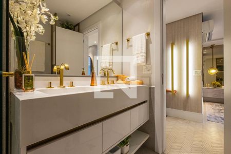 Apartamento à venda com 112m², 2 quartos e 2 vagasSuíte 1 - Banheiro