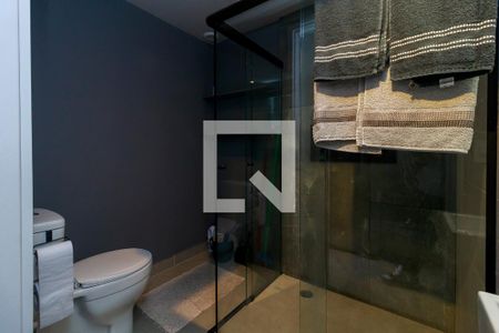 Banheiro de apartamento para alugar com 1 quarto, 38m² em Santo Amaro, São Paulo