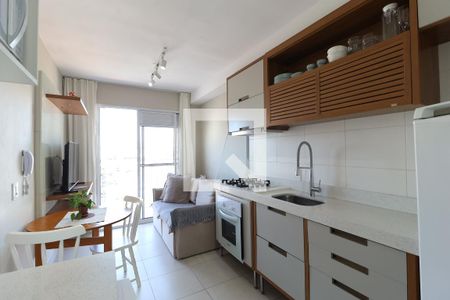 Sala/Cozinha/Área de serviço de apartamento para alugar com 1 quarto, 29m² em Vila Guilherme, São Paulo