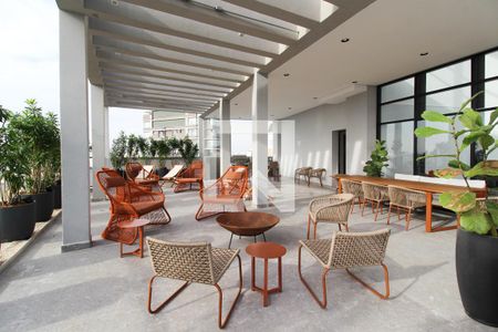 Studio à venda com 32m², 1 quarto e sem vagaÁrea comum - Churrasqueira