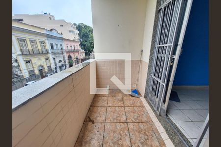 Varanda de apartamento à venda com 3 quartos, 93m² em Glória, Rio de Janeiro