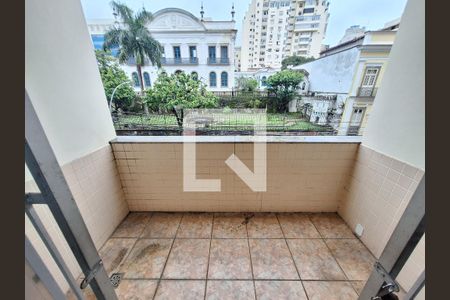 Varanda de apartamento à venda com 3 quartos, 93m² em Glória, Rio de Janeiro