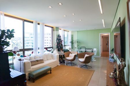 sala de apartamento à venda com 4 quartos, 157m² em Vale dos Cristais, Nova Lima