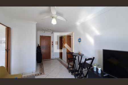 Sala de apartamento para alugar com 1 quarto, 65m² em Guilhermina, Praia Grande