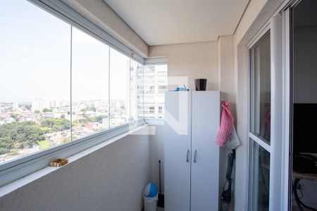 Varanda Sala/Área de serviço de apartamento à venda com 2 quartos, 46m² em Centro, Diadema