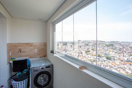 Varanda Sala/Área de serviço de apartamento à venda com 2 quartos, 46m² em Centro, Diadema