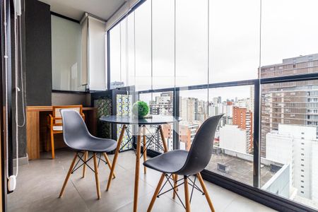 Varanda de apartamento para alugar com 1 quarto, 34m² em Pinheiros, São Paulo