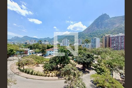 Sala vista de apartamento para alugar com 1 quarto, 83m² em Lagoa, Rio de Janeiro