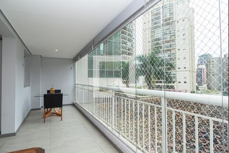 Varanda da Sala de apartamento para alugar com 1 quarto, 58m² em Cerqueira César, São Paulo