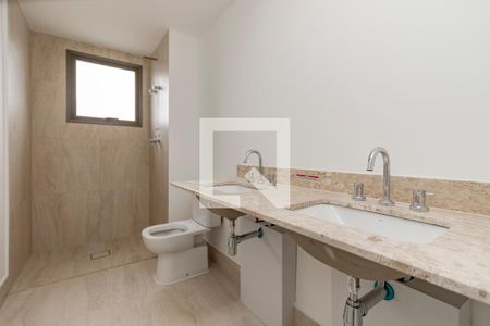 Banheiro da Suíte 1 de apartamento à venda com 2 quartos, 111m² em Campo Belo, São Paulo