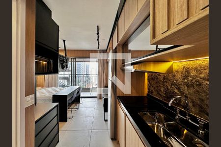 Studio para alugar com 26m², 1 quarto e sem vaga Studio para alugar com 26m², 1 quarto e sem vagaCozinha