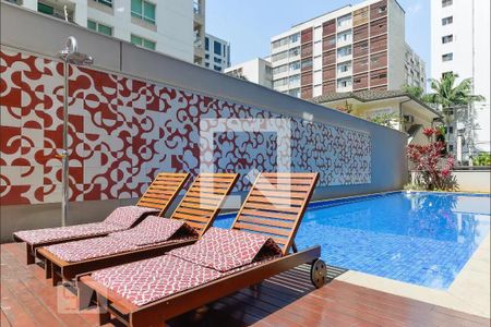 Studio para alugar com 39m², 1 quarto e 1 vagaPiscina