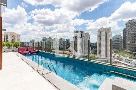 Studio para alugar com 25m², 1 quarto e sem vagaPiscina