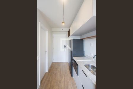 Cozinha de kitnet/studio para alugar com 1 quarto, 25m² em Santo Amaro, São Paulo