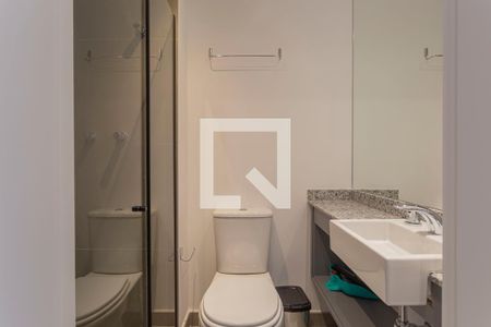 Studio para alugar com 26m², 1 quarto e sem vaga Studio para alugar com 26m², 1 quarto e sem vagaBanheiro