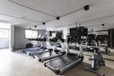 Studio para alugar com 26m², 1 quarto e sem vaga Studio para alugar com 26m², 1 quarto e sem vagaÁrea comum - Academia