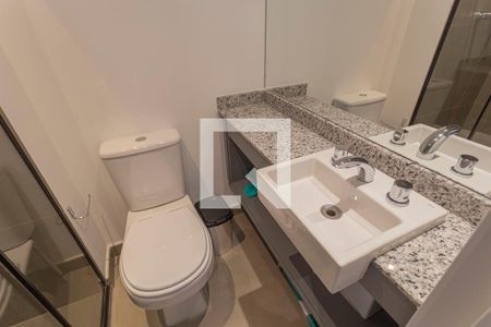 Studio para alugar com 26m², 1 quarto e sem vaga Studio para alugar com 26m², 1 quarto e sem vagaBanheiro