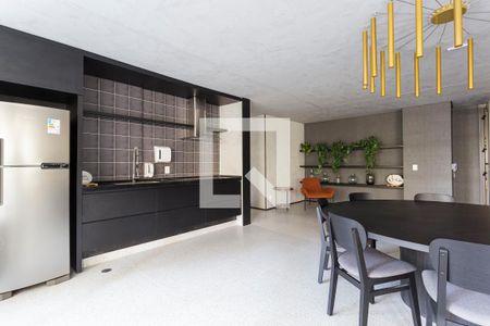 Studio para alugar com 26m², 1 quarto e sem vaga Studio para alugar com 26m², 1 quarto e sem vagaÁrea comum - Salão de festas