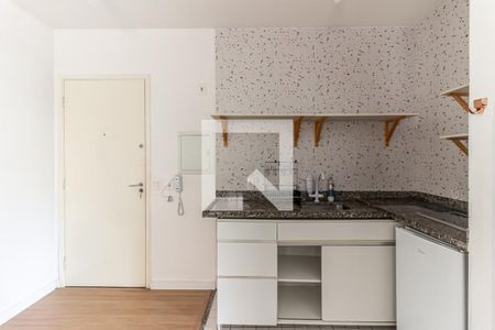 Cozinha de kitnet/studio à venda com 1 quarto, 30m² em Vila Buarque, São Paulo
