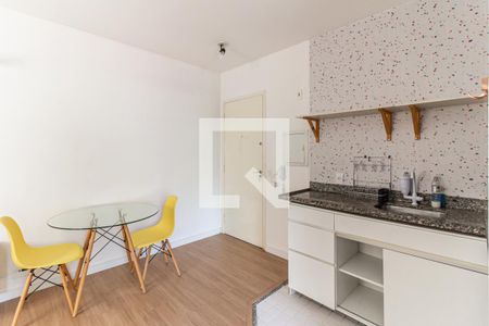 Cozinha de kitnet/studio à venda com 1 quarto, 30m² em Vila Buarque, São Paulo