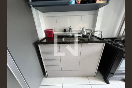 Cozinha de apartamento à venda com 1 quarto, 27m² em Barra Funda, São Paulo