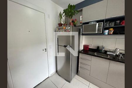 Cozinha de apartamento à venda com 1 quarto, 27m² em Barra Funda, São Paulo