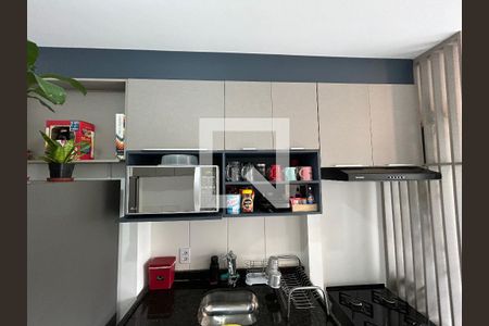 Cozinha de apartamento à venda com 1 quarto, 27m² em Barra Funda, São Paulo