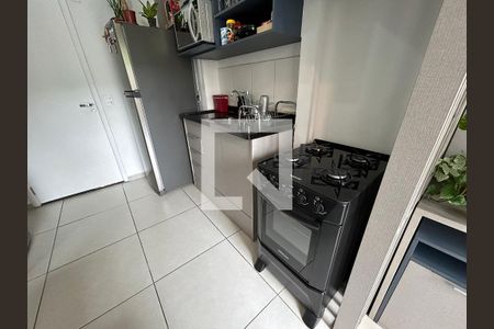 Cozinha de apartamento à venda com 1 quarto, 27m² em Barra Funda, São Paulo