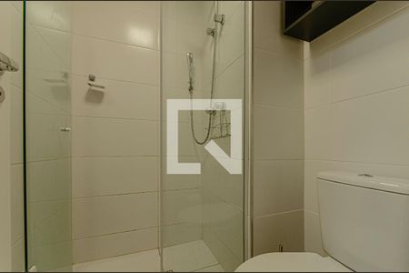 Banheiro de kitnet/studio para alugar com 1 quarto, 25m² em Vila Mariana, São Paulo